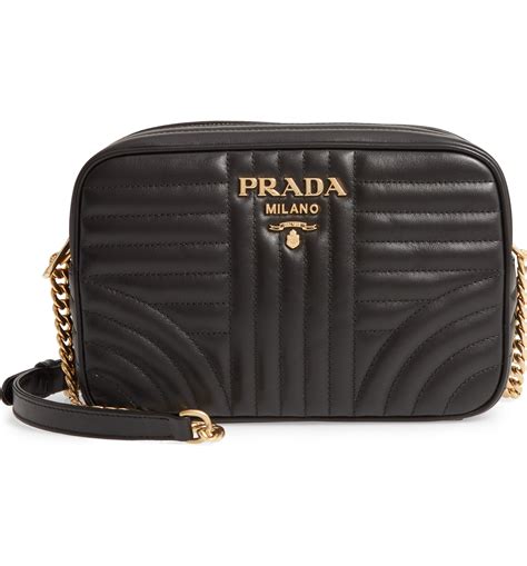 prada quilted leather camera bag|prada camera bag nylon.